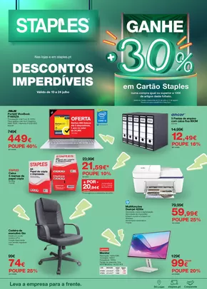 Catálogo Staples em Almada | Descontos Imperdíveis | 2025-07-17T00:00:00.000Z - 2025-07-24T00:00:00.000Z