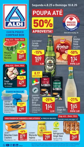 Catálogo Aldi em Guimarães | Folheto Aldi. | 2025-08-04T00:00:00.000Z - 2025-08-10T00:00:00.000Z
