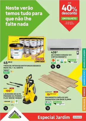 Catálogo Leroy Merlin em Olhão | Até 40% Desconto | 2025-07-28T00:00:00.000Z - 2025-08-19T00:00:00.000Z