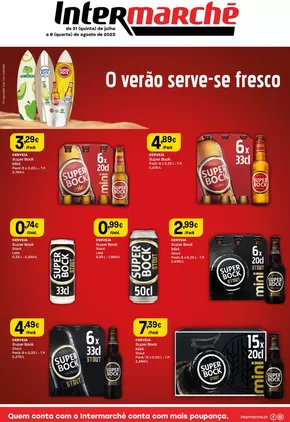Catálogo Intermarché em Valongo | MONOFOLHA CERVEJAS | 2025-07-31T00:00:00.000Z - 2025-08-13T00:00:00.000Z