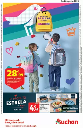 Catálogo Auchan Supermercado | Regresso às Aulas | 2025-08-06T00:00:00.000Z - 2025-08-20T00:00:00.000Z