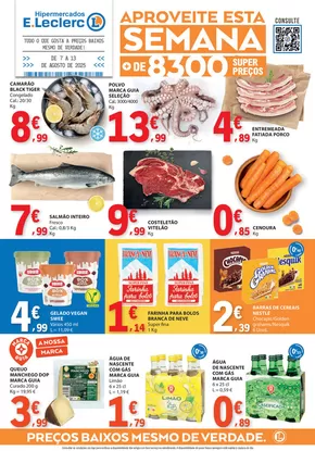 Catálogo E.Leclerc em Valongo | Ofertas e promoções atuais | 2025-08-07T00:00:00.000Z - 2025-08-13T00:00:00.000Z