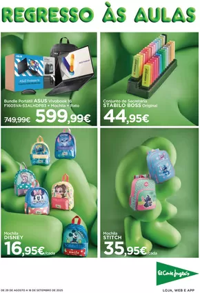 Catálogo El Corte Inglés | Regresso às aulas | 2025-08-29T00:00:00.000Z - 2025-09-18T00:00:00.000Z
