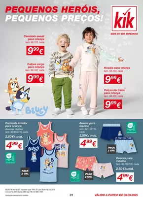 Catálogo KIK | Pequenos heróis, pequenos preços | 2025-09-08T00:00:00.000Z - 2025-09-14T00:00:00.000Z