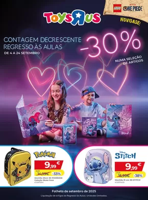 Catálogo Toys R Us | Contagem decrescente Regresso às aulas | 2025-09-04T00:00:00.000Z - 2025-09-24T00:00:00.000Z