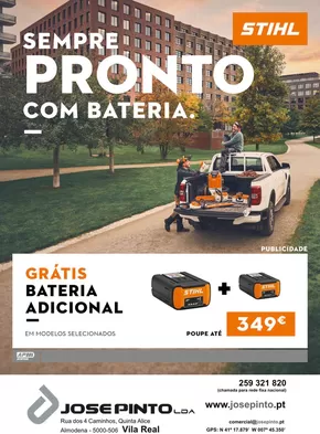 Catálogo STIHL | Sempre pronto com bateria - José Pinto | 2025-11-01T00:00:00.000Z - 2026-01-16T00:00:00.000Z