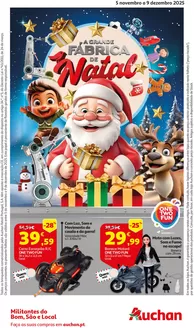 Catálogo Auchan em Matosinhos | A grande fábrica de Natal | 2025-11-05T00:00:00.000Z - 2025-12-09T00:00:00.000Z