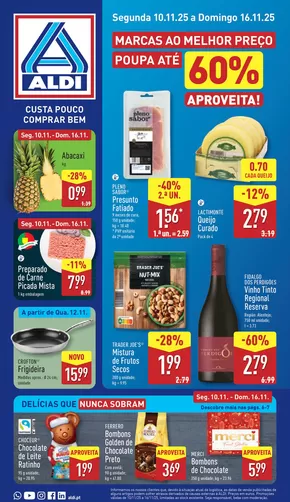 Catálogo Aldi em Vila do Conde | Folheto Aldi. | 2025-11-10T00:00:00.000Z - 2025-11-16T00:00:00.000Z