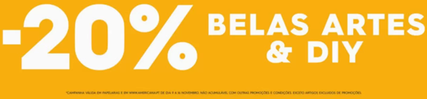 Catálogo Americana em Oeiras | -20% | 2025-11-12T00:00:00.000Z - 2025-11-16T00:00:00.000Z