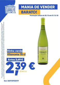 Catálogo Casa Cheia | Vinho verde | 2025-12-02T00:00:00.000Z - 2025-12-31T00:00:00.000Z