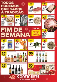 Catálogo Continente em Quarteira | Fim de Semana: Todos podemos dar sabor à tradição | 2025-12-05T00:00:00.000Z - 2025-12-08T00:00:00.000Z