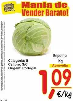 Catálogo Casa Cheia em Campelos | Repolho | 2025-12-05T00:00:00.000Z - 2025-12-10T00:00:00.000Z