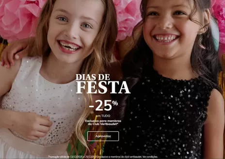 Catálogo Vertbaudet em Marco de Canaveses | -25% | 2025-12-15T00:00:00.000Z - 2025-12-25T00:00:00.000Z