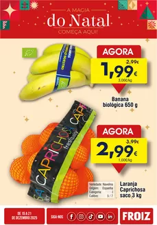 Catálogo Froiz em Vila Chã de Ourique | Froiz Promoção da semana. | 2025-12-15T00:00:00.000Z - 2025-12-21T00:00:00.000Z
