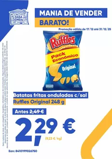 Catálogo Casa Cheia em Alfândega da Fé | Batatas fritas onduladas | 2025-12-17T00:00:00.000Z - 2025-12-31T00:00:00.000Z
