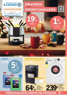 Catálogo E.Leclerc em Alfândega da Fé | Melhores ofertas para todos os caçadores de pechinchas | 2025-12-18T00:00:00.000Z - 2025-12-31T00:00:00.000Z
