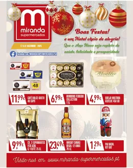 Catálogo Miranda Supermercados em Chaves | Boas Festas! e um Natal cheio de alegria! | 2025-12-17T00:00:00.000Z - 2025-12-31T00:00:00.000Z