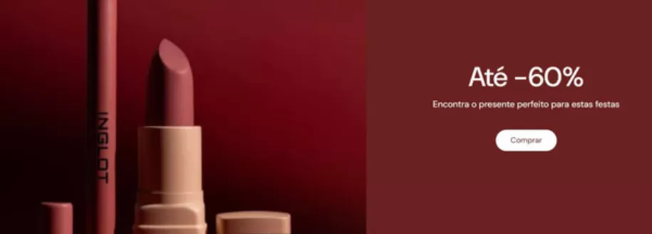 Catálogo Inglot | Até -60% | 2026-01-07T00:00:00.000Z - 2026-01-21T00:00:00.000Z