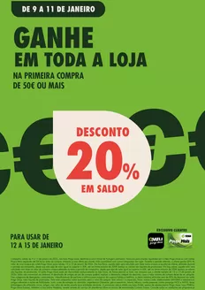 Catálogo Pingo Doce em Olhão | Desconto 20% em saldo | 2026-01-09T00:00:00.000Z - 2026-01-15T00:00:00.000Z