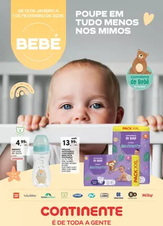 Catálogo Continente em Quinta do Anjo | Bebé: Poupe em tudo menos nos mimos | 2026-01-13T00:00:00.000Z - 2026-02-01T00:00:00.000Z