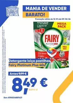 Catálogo Casa Cheia em Amadora | Fairy Platinum Plus | 2026-01-12T00:00:00.000Z - 2026-02-09T00:00:00.000Z