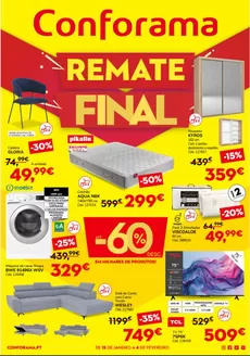 Catálogo Conforama | Remate Final | 2026-01-16T00:00:00.000Z - 2026-02-04T00:00:00.000Z