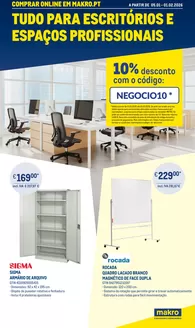 Catálogo Makro em Maceira | Tudo para escritórios e espaços profissionais - Marketplace da makro | 2026-01-20T00:00:00.000Z - 2026-02-01T00:00:00.000Z