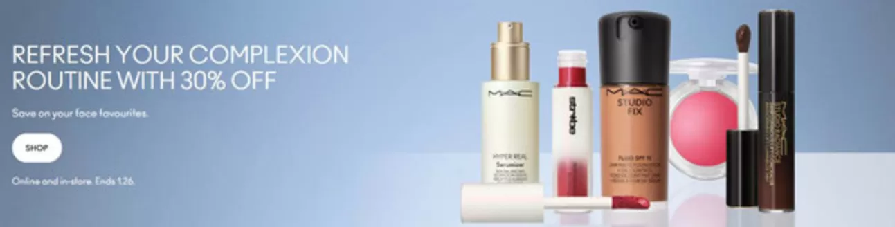 Catálogo MAC em Vila Nova de Gaia | 30% Off | 2026-01-22T00:00:00.000Z - 2026-01-26T00:00:00.000Z