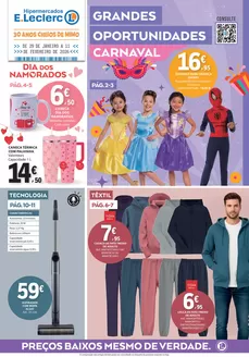 Catálogo E.Leclerc em Esmoriz | Carnaval | 2026-01-29T00:00:00.000Z - 2026-02-11T00:00:00.000Z