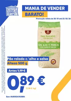 Catálogo Casa Cheia em Caniço | Pão ralado c/alho e salsa | 2026-02-02T00:00:00.000Z - 2026-02-23T00:00:00.000Z