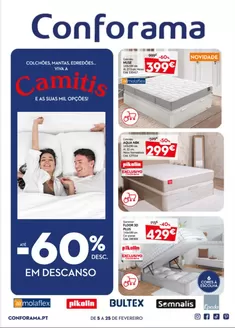 Catálogo Conforama | Até -60% Desconto  | 2026-02-05T00:00:00.000Z - 2026-02-25T00:00:00.000Z