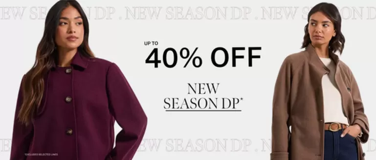 Catálogo Dorothy Perkins em Lisboa | Up to 40% Off | 2026-02-09T00:00:00.000Z - 2026-02-23T00:00:00.000Z