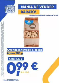 Catálogo Casa Cheia em Castro Marim | Amendoim torrado c/casca | 2026-03-05T00:00:00.000Z - 2026-04-06T00:00:00.000Z