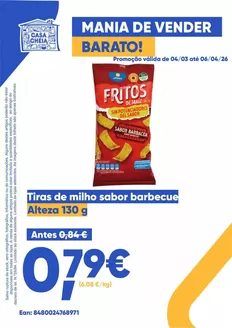 Catálogo Casa Cheia em Castro Marim | Tiras de milho sabor barbecue | 2026-03-05T00:00:00.000Z - 2026-04-06T00:00:00.000Z