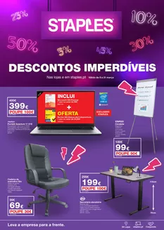 Catálogo Staples em Rabal | Descontos Imperdíveis | 2026-03-09T00:00:00.000Z - 2026-03-31T00:00:00.000Z