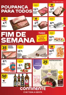 Catálogo Continente em Bragança | Fim de Semana: Poupança para todos | 2026-03-13T00:00:00.000Z - 2026-03-16T00:00:00.000Z