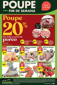 Catálogo Pingo Doce em Bragança | Folheto Poupe Este Fim de Semana Madeira | 2026-03-13T00:00:00.000Z - 2026-03-16T00:00:00.000Z