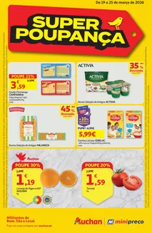 Catálogo My Auchan em Matosinhos | Super Poupança | 2026-03-19T00:00:00.000Z - 2026-03-25T00:00:00.000Z