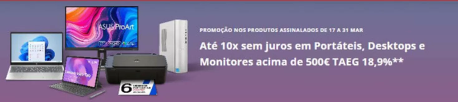Catálogo Worten em Espinho | Até 10x sem juros | 2026-03-17T00:00:00.000Z - 2026-03-31T00:00:00.000Z