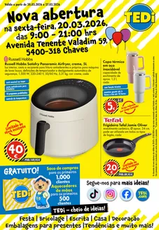 Catálogo Tedi em Setúbal | Nova abertura | 2026-03-17T00:00:00.000Z - 2026-03-23T00:00:00.000Z