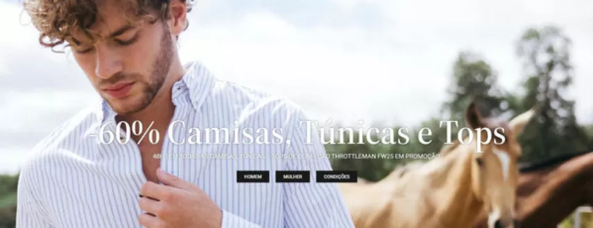 Catálogo Throttleman em Faro | -60% Camisas, Túnicas e Tops | 2026-03-18T00:00:00.000Z - 2026-03-18T00:00:00.000Z