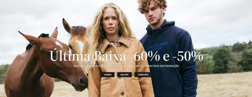 Catálogo Throttleman em Faro | Última Baixa -60% e -50% | 2026-03-18T00:00:00.000Z - 2026-03-31T00:00:00.000Z