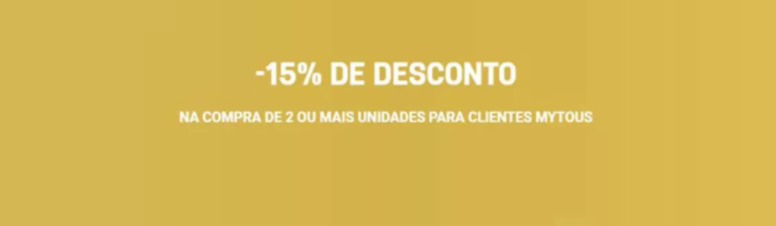 Catálogo Tous em Felgueiras | -15% de desconto | 2026-03-27T00:00:00.000Z - 2026-04-10T00:00:00.000Z