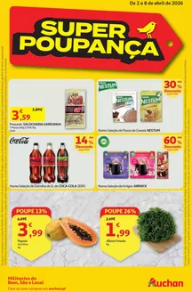 Catálogo Auchan Supermercado em São João da Madeira | Super Poupança | 2026-04-02T00:00:00.000Z - 2026-04-08T00:00:00.000Z