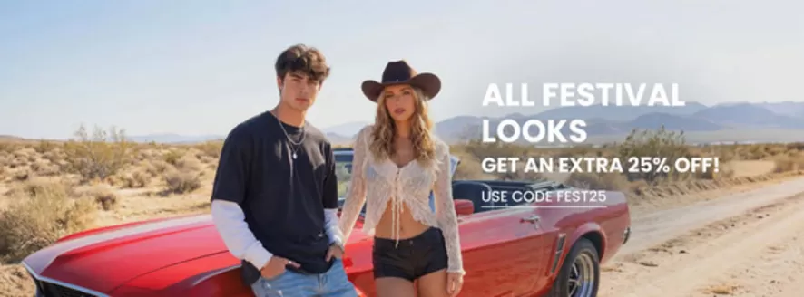 Catálogo Forever 21 em Setúbal | Get an extra 25% off! | 2026-04-01T00:00:00.000Z - 2026-04-15T00:00:00.000Z