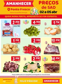 Catálogo Ponto Fresco em Vila Nova de Gaia | Folheto Preços de 5ª a domingo | 2026-04-02T00:00:00.000Z - 2026-04-05T00:00:00.000Z