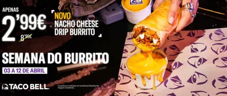 Catálogo Taco Bell | Semana do burrito | 2026-04-09T00:00:00.000Z - 2026-04-12T00:00:00.000Z