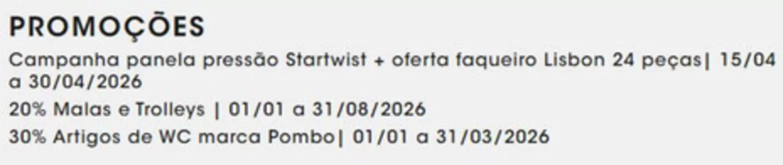 Catálogo Pollux em Silvares (Tondela) | Promoções | 2026-04-15T00:00:00.000Z - 2026-08-31T00:00:00.000Z