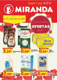 Catálogo Miranda Supermercados em Carvoeiro (Santarém) | Folheto Miranda Supermercados | 2026-04-16T00:00:00.000Z - 2026-04-28T00:00:00.000Z