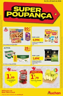 Catálogo Auchan Supermercado em Santa Comba (Ponte de Lima) | Super Poupança | 2026-04-23T00:00:00.000Z - 2026-04-29T00:00:00.000Z